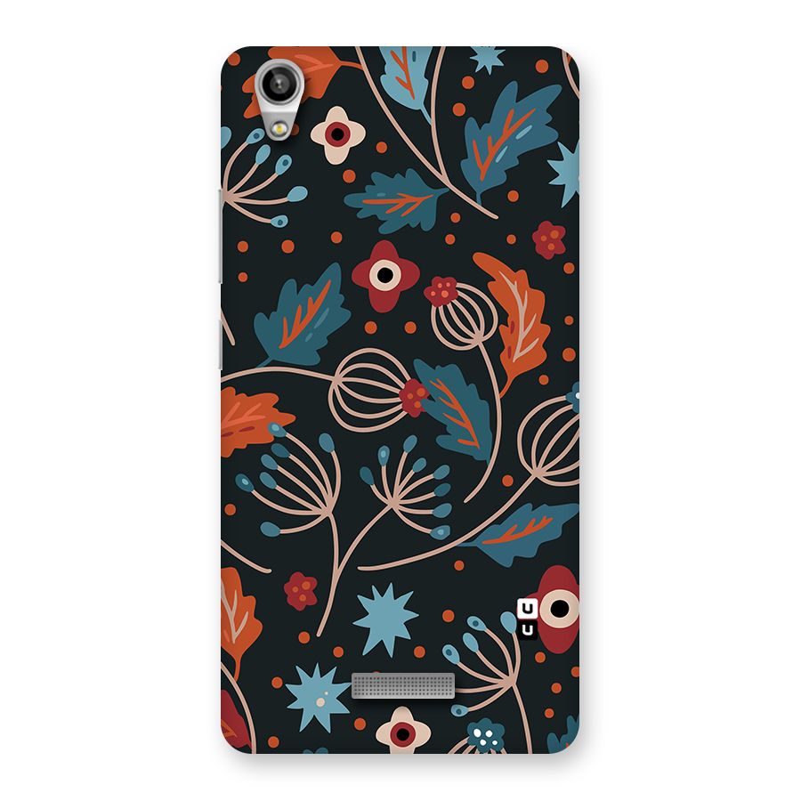 Nordic Arts Leaves Back Case for Lava Pixel V1