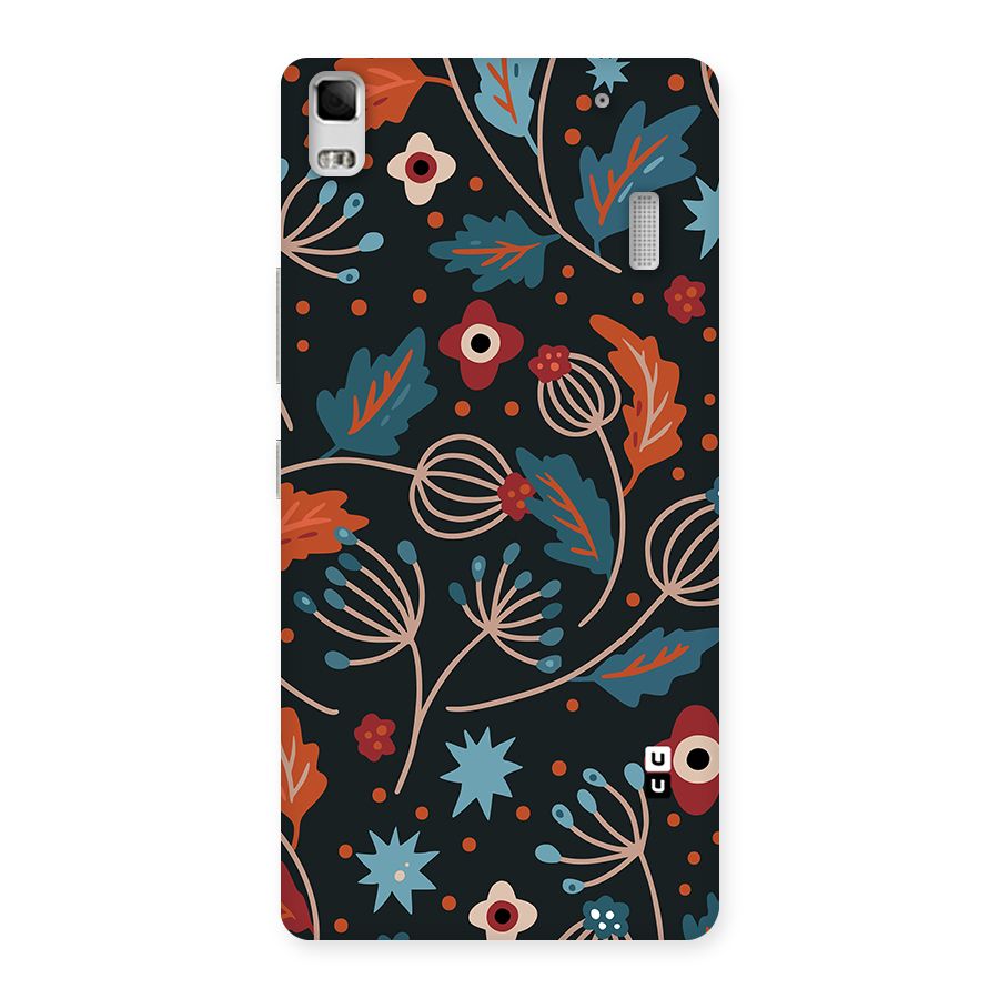 Nordic Arts Leaves Back Case for Lenovo A7000