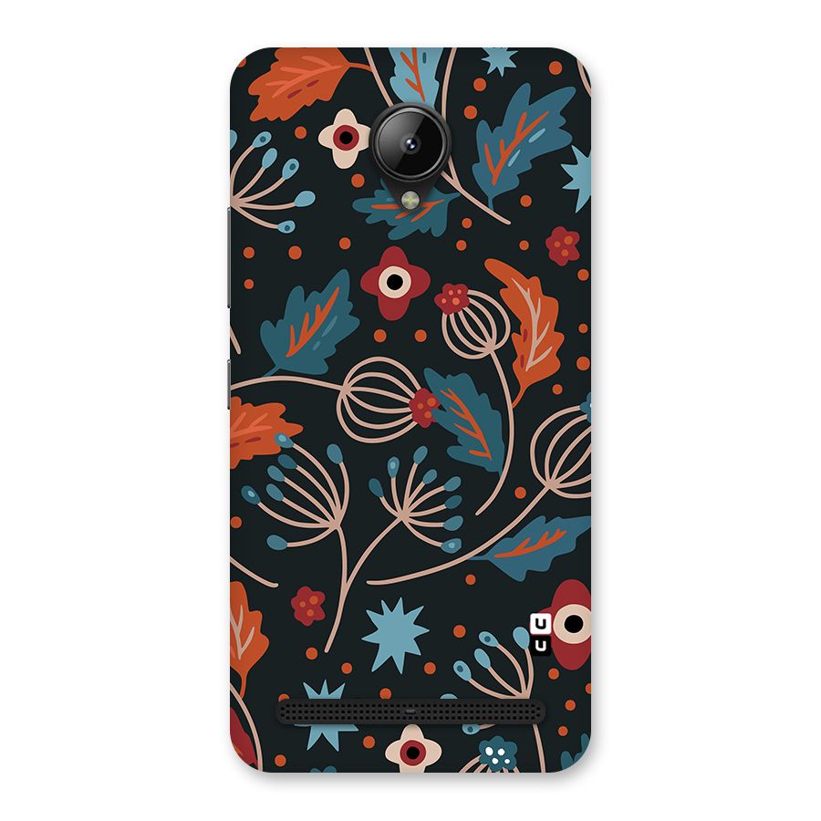 Nordic Arts Leaves Back Case for Lenovo C2
