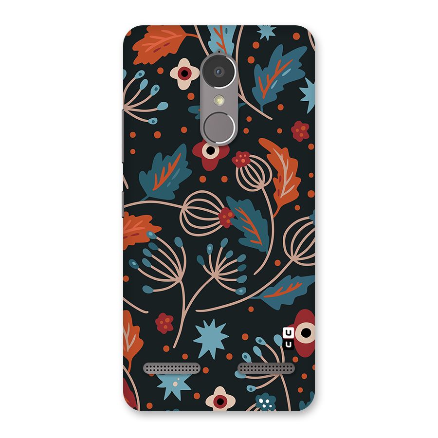Nordic Arts Leaves Back Case for Lenovo K6