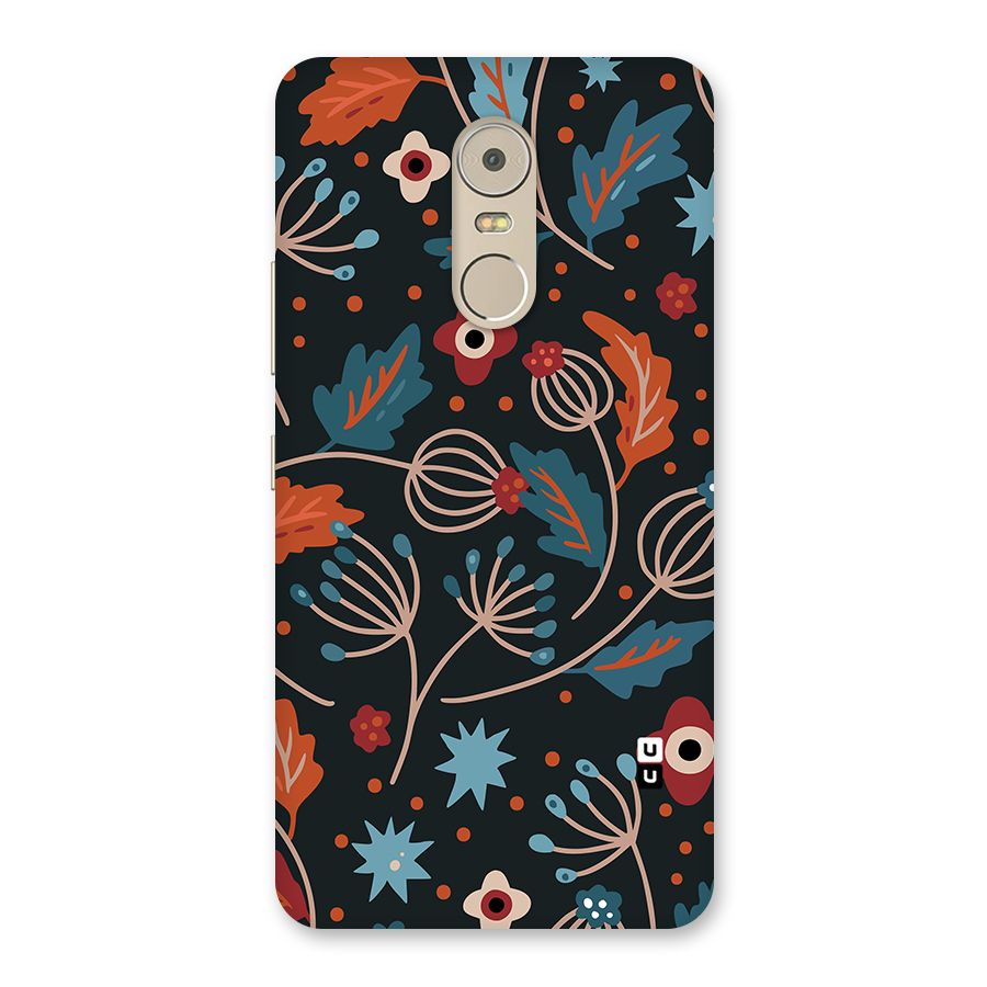 Nordic Arts Leaves Back Case for Lenovo K6 Note