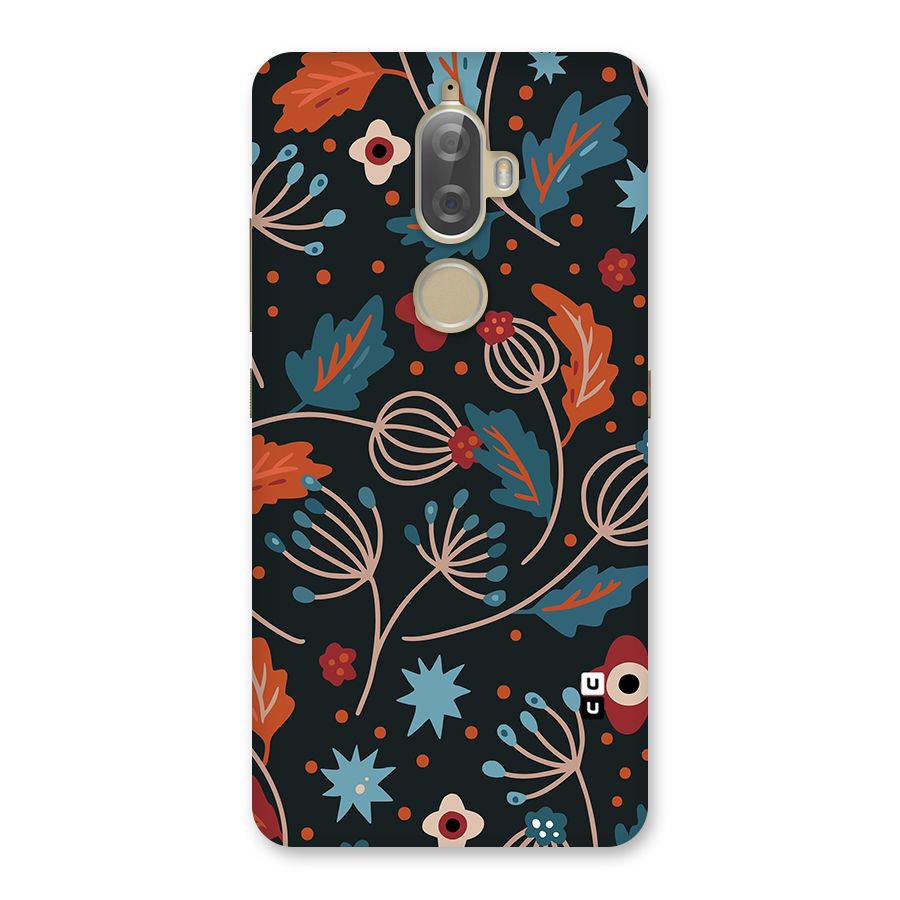 Nordic Arts Leaves Back Case for Lenovo K8 Plus