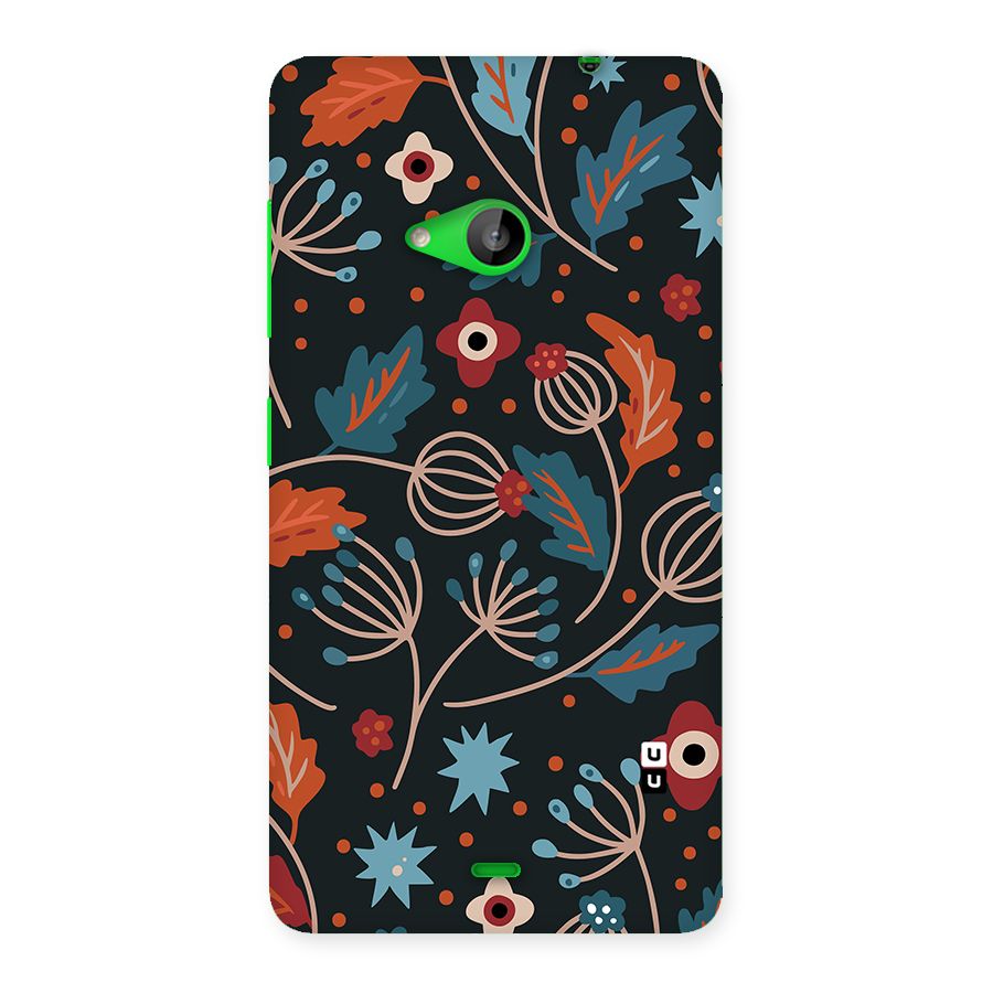 Nordic Arts Leaves Back Case for Lumia 535