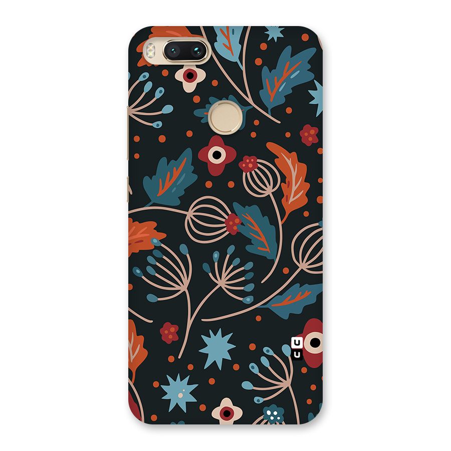 Nordic Arts Leaves Back Case for Mi A1
