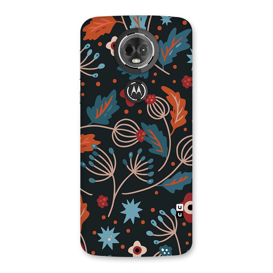 Nordic Arts Leaves Back Case for Moto E5 Plus