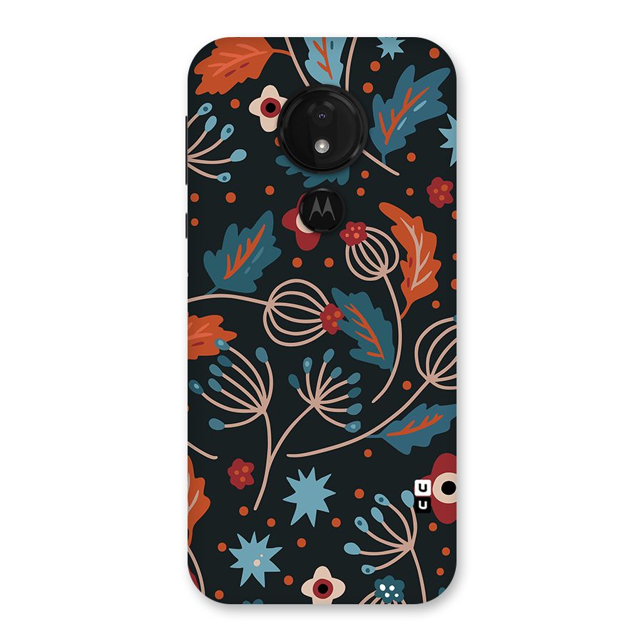 Nordic Arts Leaves Back Case for Moto G7 Power