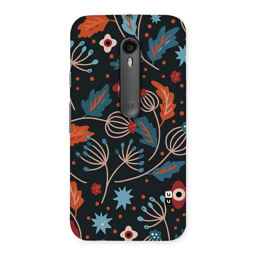 Nordic Arts Leaves Back Case for Moto G Turbo