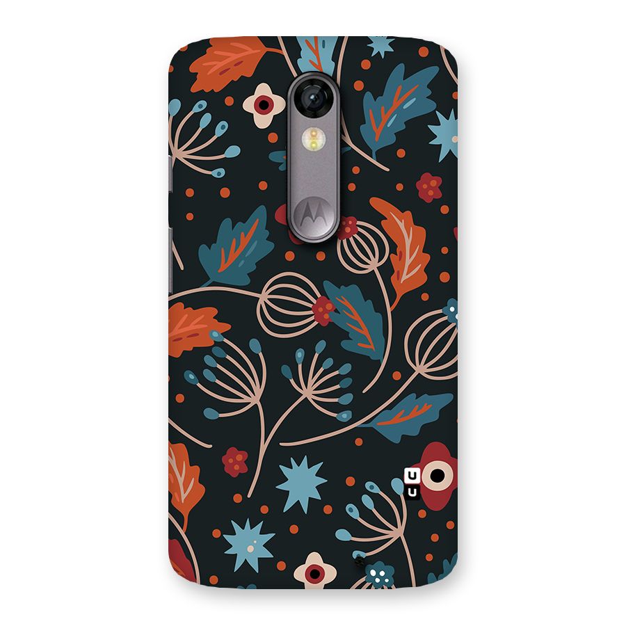 Nordic Arts Leaves Back Case for Moto X Force
