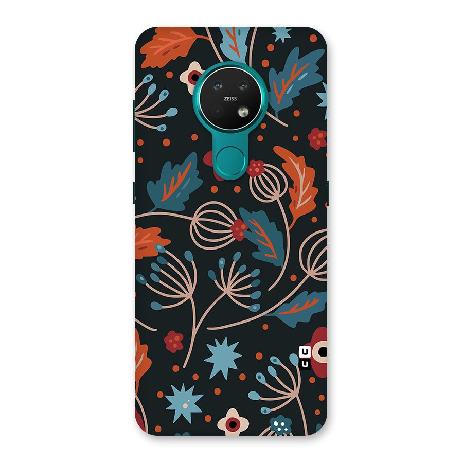 Nordic Arts Leaves Back Case for Nokia 7.2