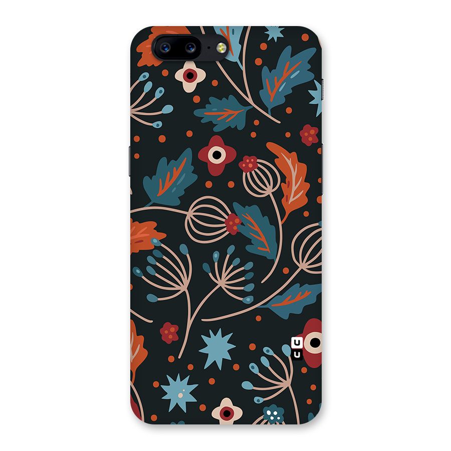 Nordic Arts Leaves Back Case for OnePlus 5