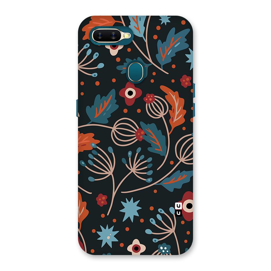 Nordic Arts Leaves Back Case for Oppo A12s