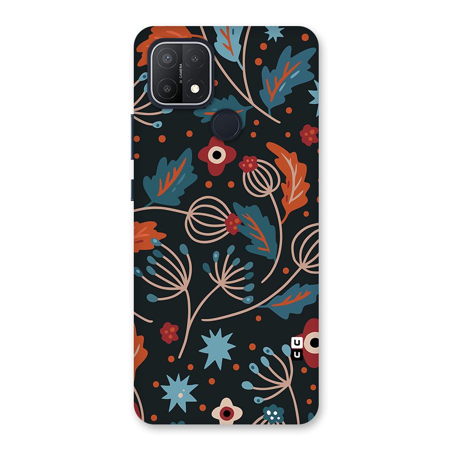 Nordic Arts Leaves Back Case for Oppo A15