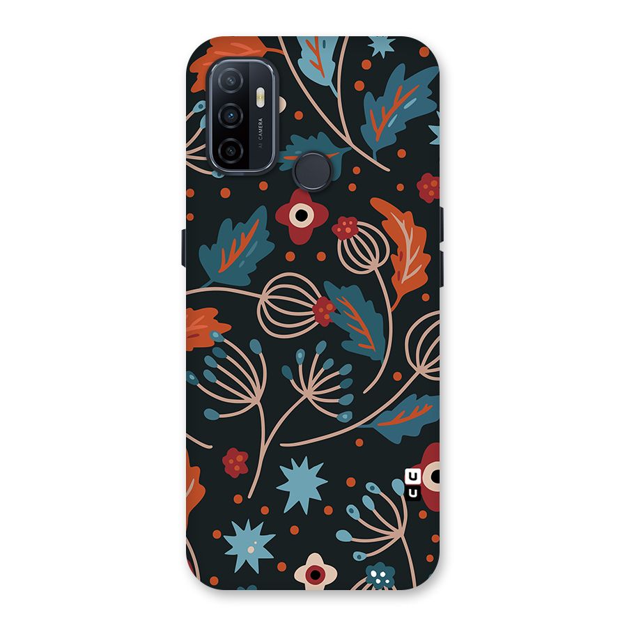 Nordic Arts Leaves Back Case for Oppo A32