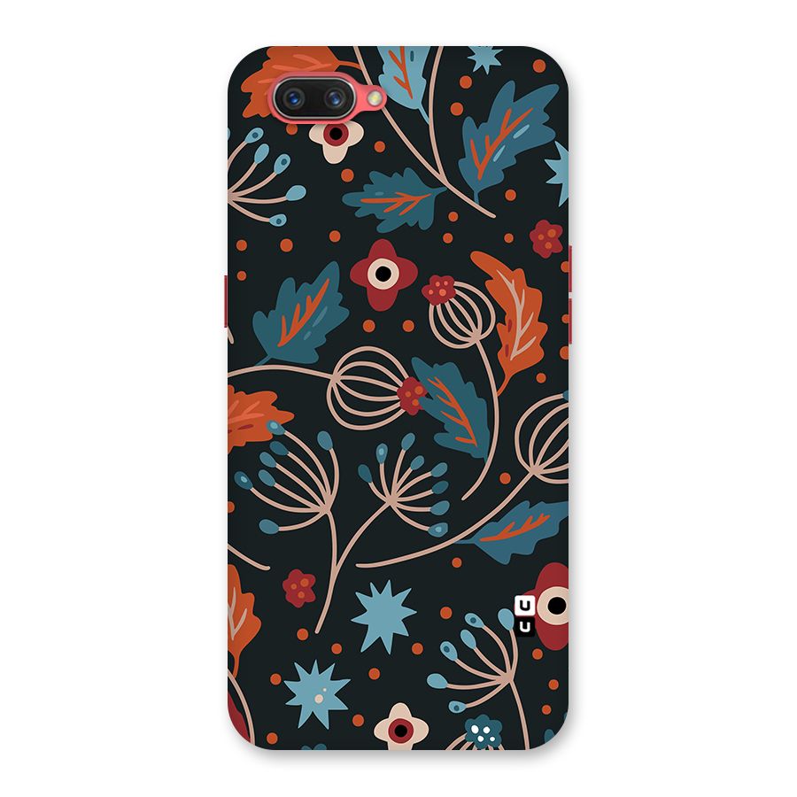 Nordic Arts Leaves Back Case for Oppo A3s