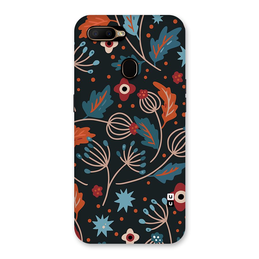 Nordic Arts Leaves Back Case for Oppo A5s
