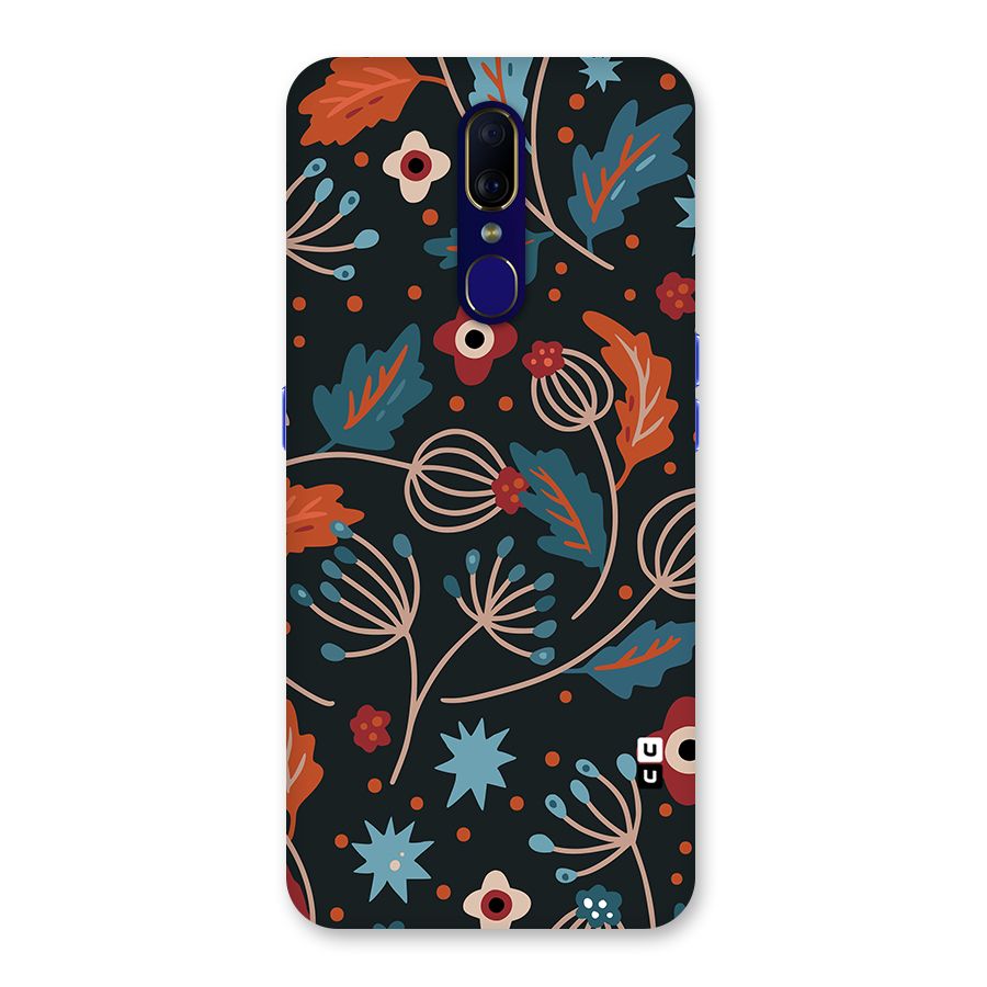 Nordic Arts Leaves Back Case for Oppo A9