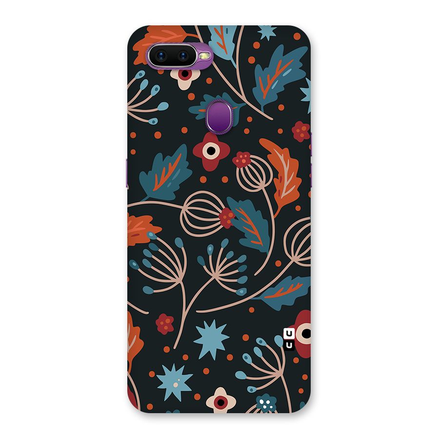 Nordic Arts Leaves Back Case for Oppo F9
