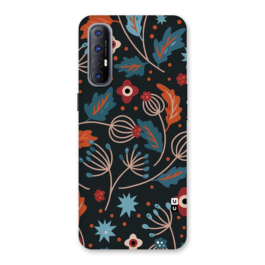 Nordic Arts Leaves Back Case for Oppo Reno3 Pro