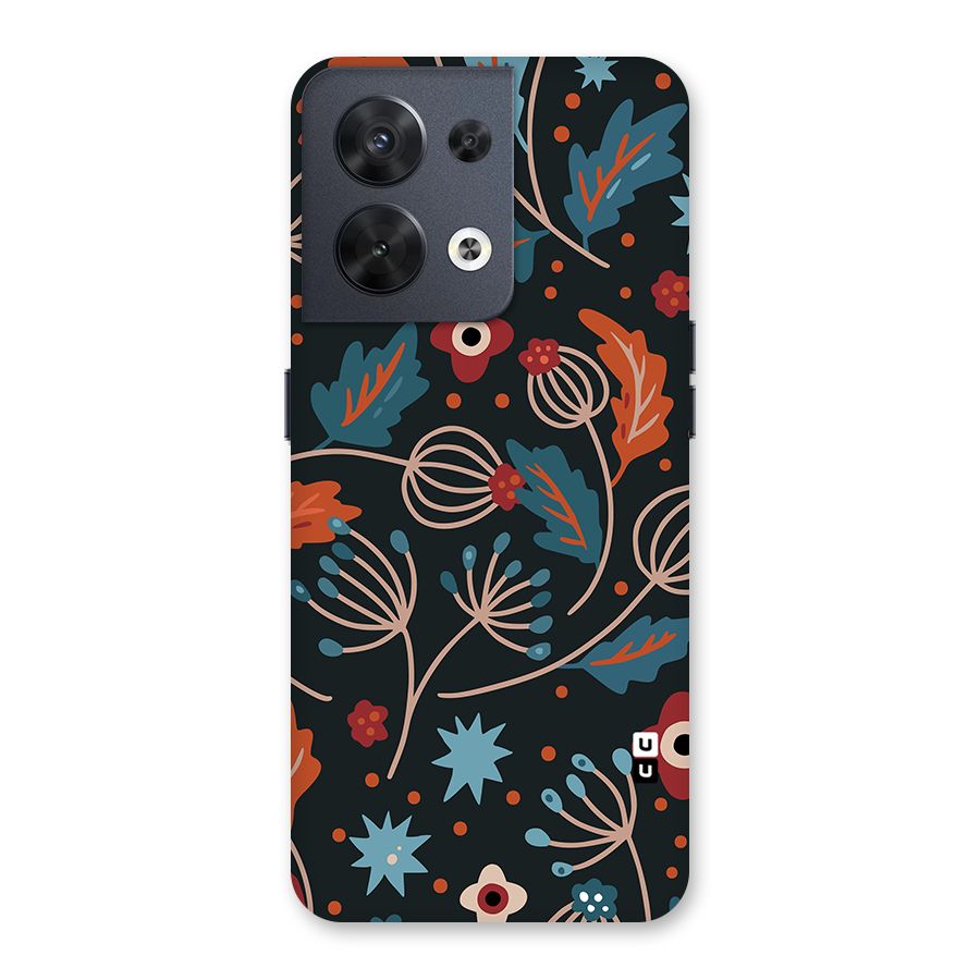 Nordic Arts Leaves Back Case for Oppo Reno8 5G