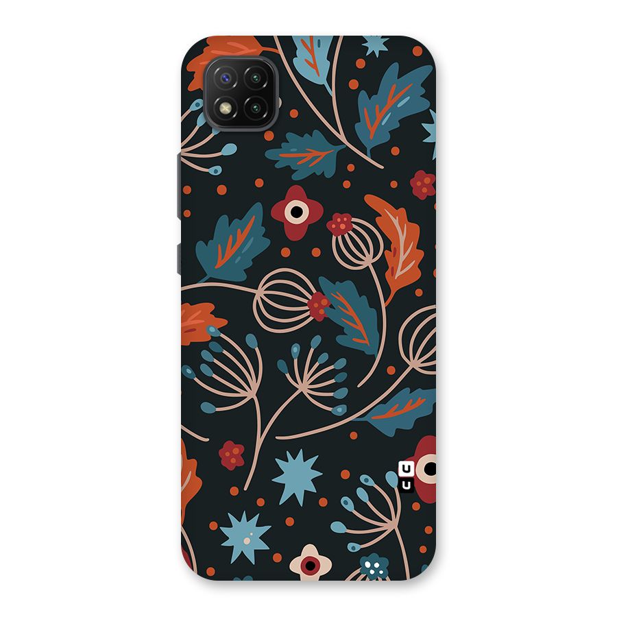 Nordic Arts Leaves Back Case for Poco C3