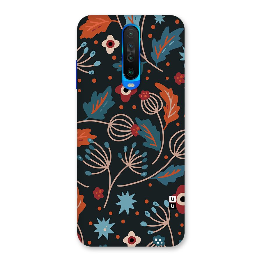 Nordic Arts Leaves Back Case for Poco X2