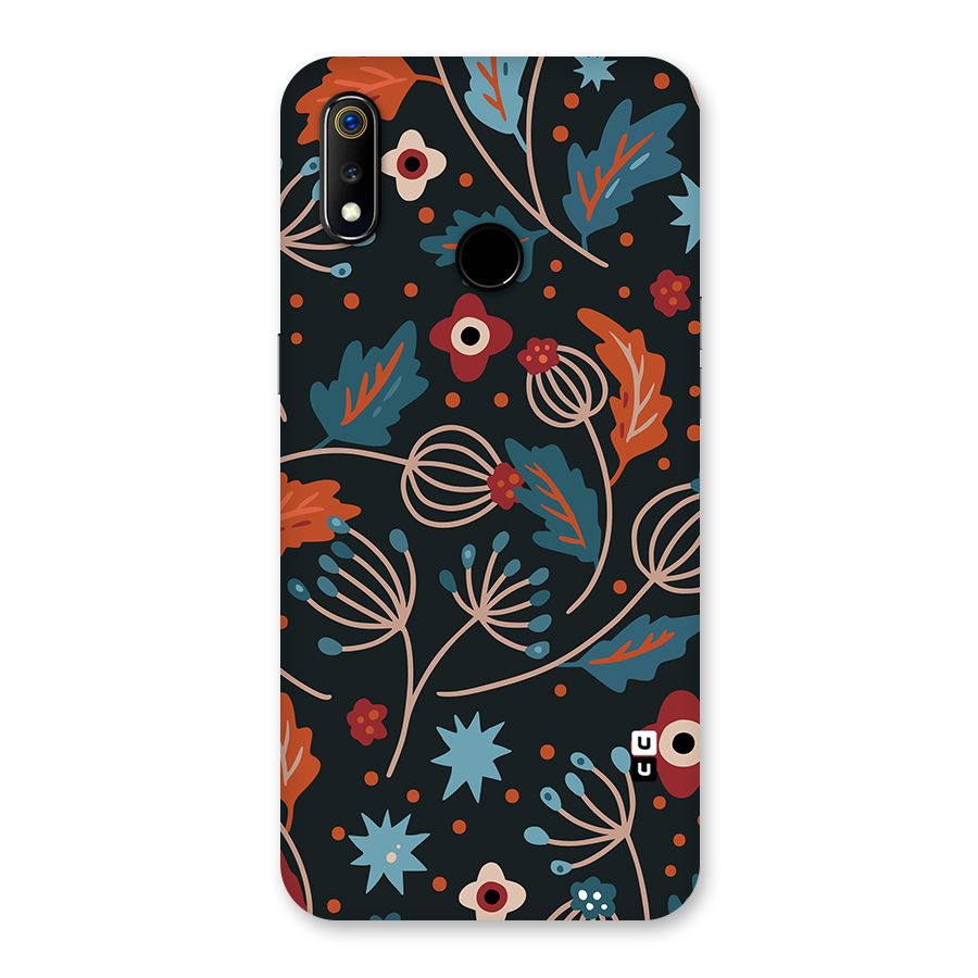 Nordic Arts Leaves Back Case for Realme 3