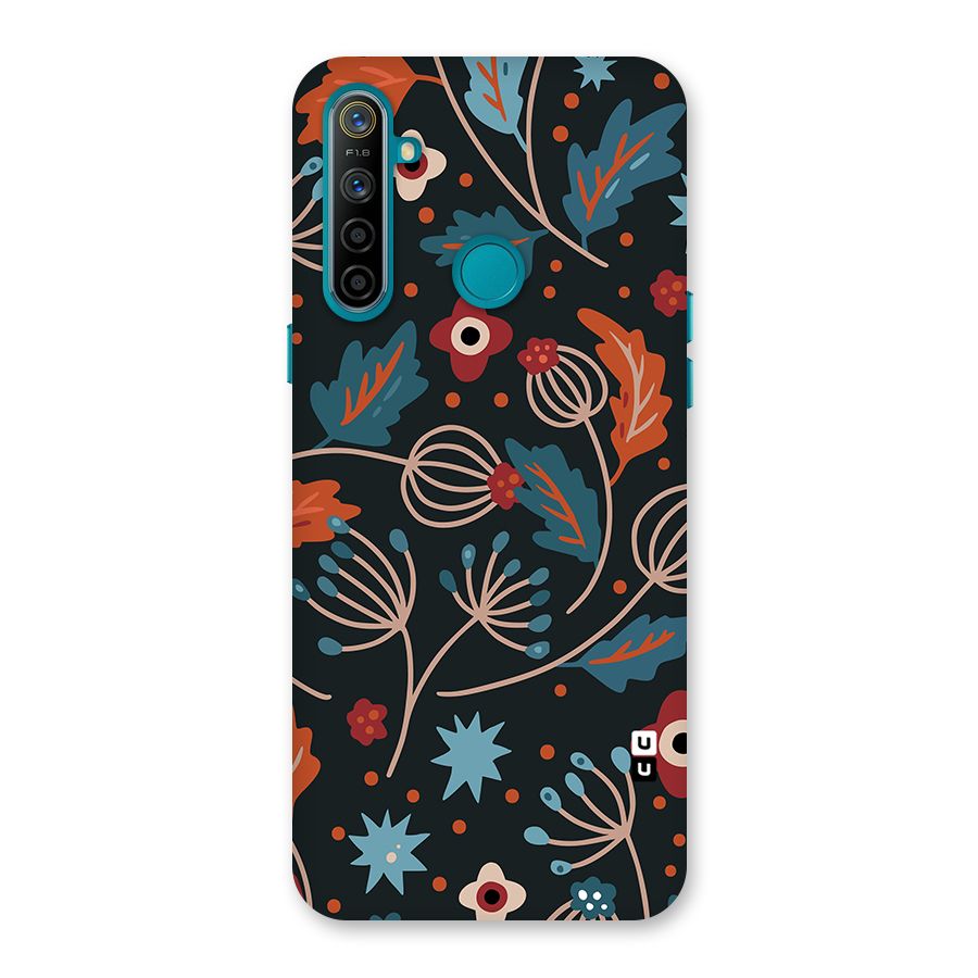 Nordic Arts Leaves Back Case for Realme 5i