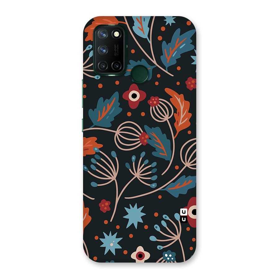 Nordic Arts Leaves Back Case for Realme 7i