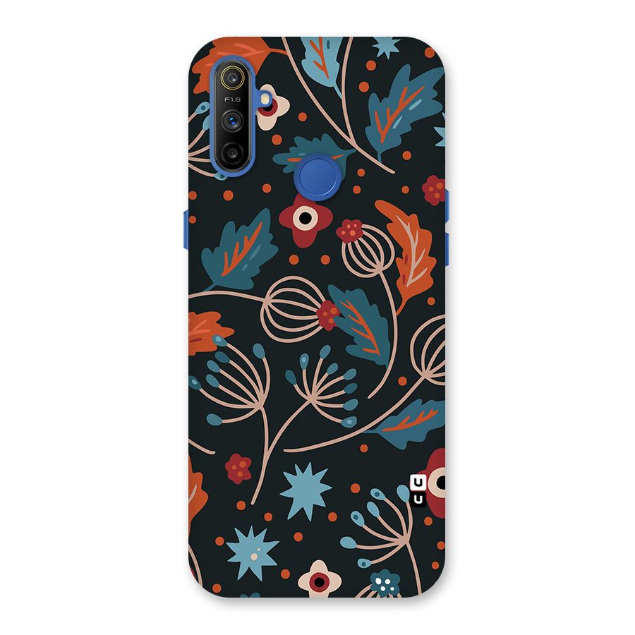 Nordic Arts Leaves Back Case for Realme Narzo 10A
