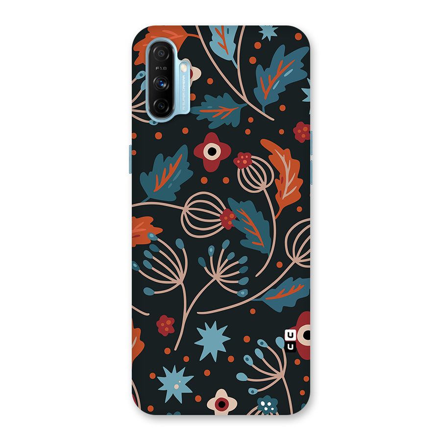 Nordic Arts Leaves Back Case for Realme Narzo 20A