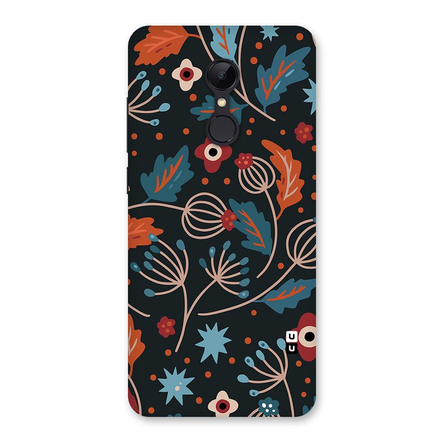 Nordic Arts Leaves Back Case for Redmi 5