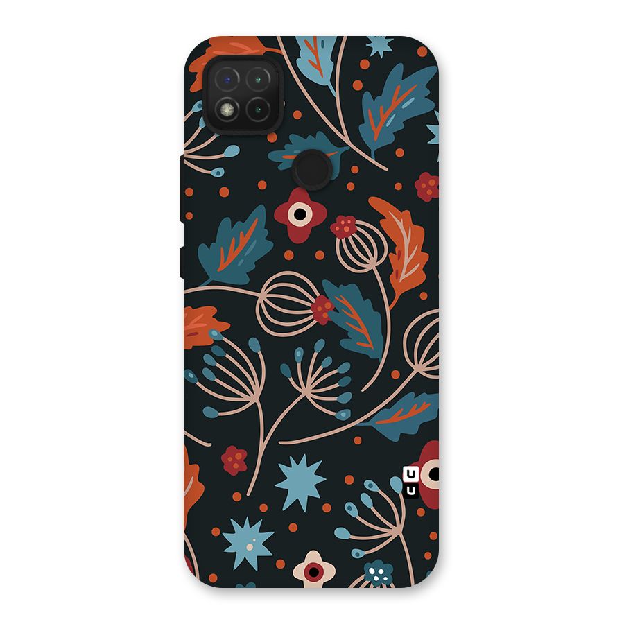 Nordic Arts Leaves Back Case for Redmi 9 Activ