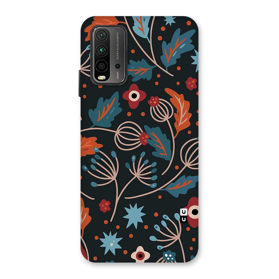 Nordic Arts Leaves Back Case for Redmi 9 Power