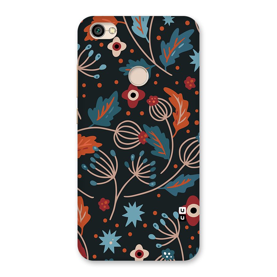 Nordic Arts Leaves Back Case for Redmi Y1 2017