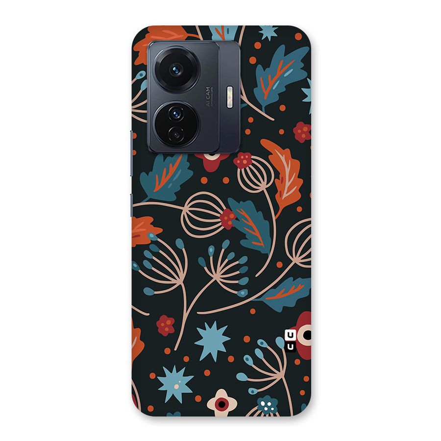 Nordic Arts Leaves Back Case for Vivo T1 Pro