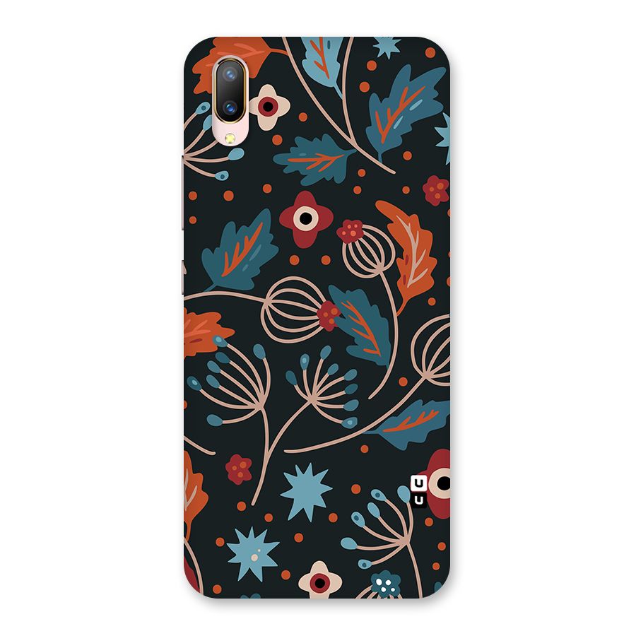 Nordic Arts Leaves Back Case for Vivo V11 Pro