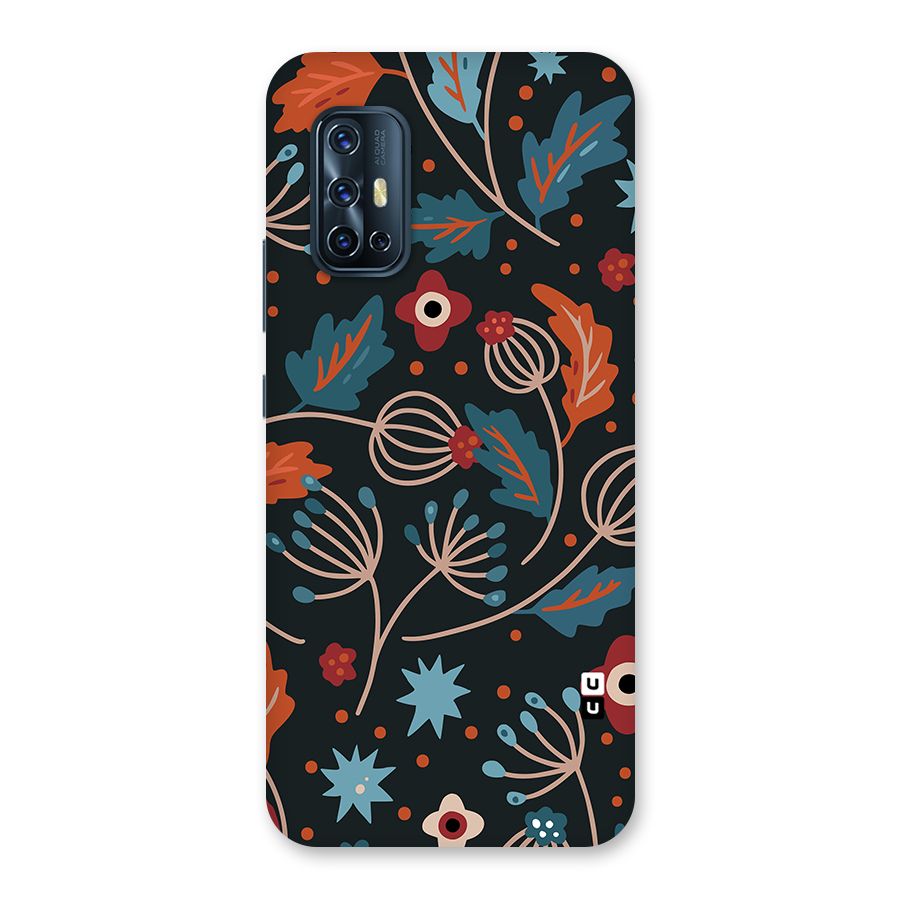 Nordic Arts Leaves Back Case for Vivo V17
