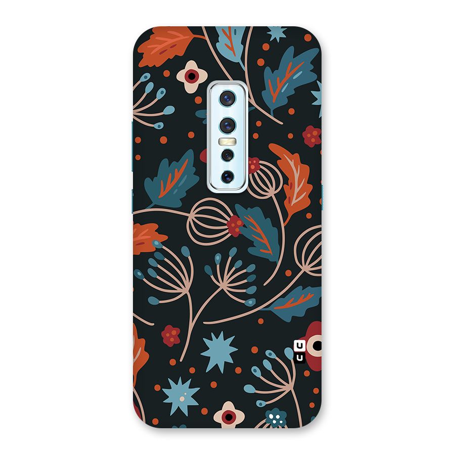 Nordic Arts Leaves Back Case for Vivo V17 Pro