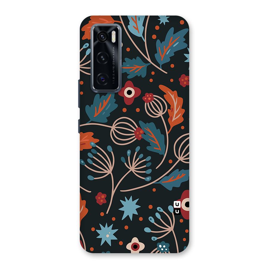 Nordic Arts Leaves Back Case for Vivo V20 SE
