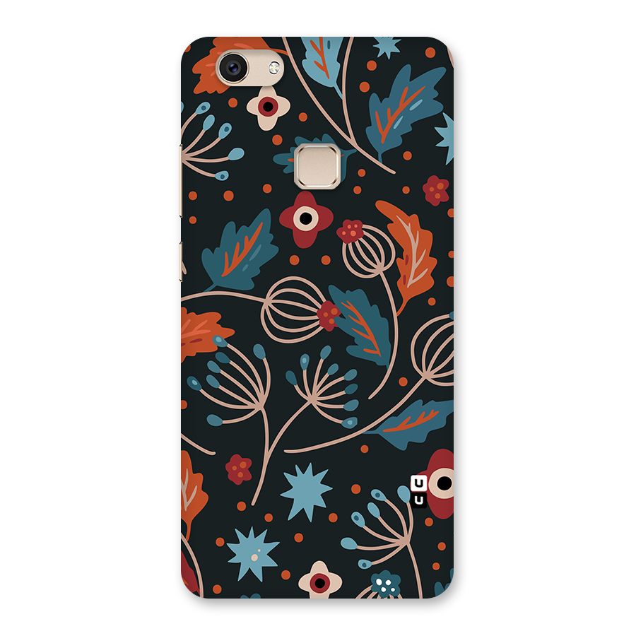 Nordic Arts Leaves Back Case for Vivo V7