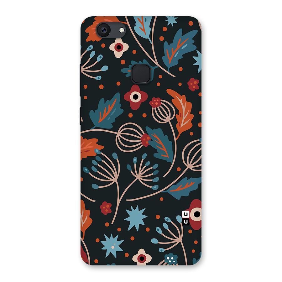 Nordic Arts Leaves Back Case for Vivo V7 Plus