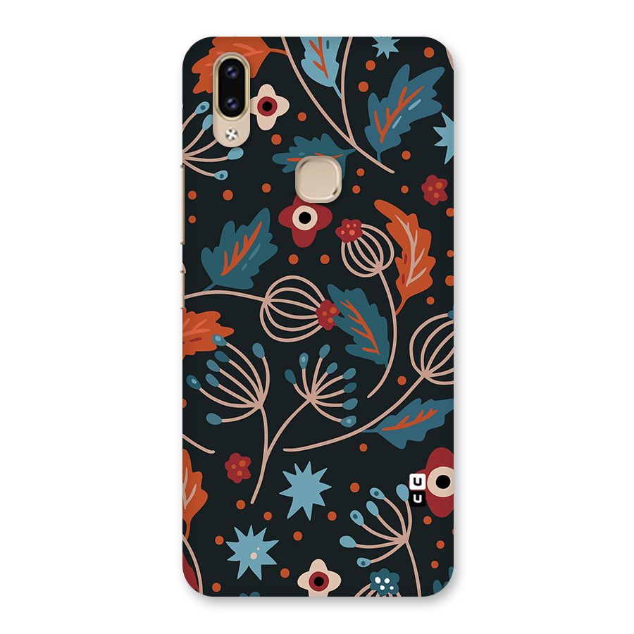 Nordic Arts Leaves Back Case for Vivo V9 Youth