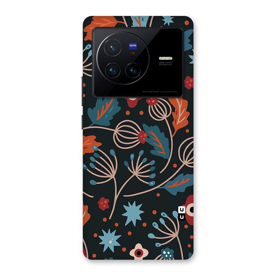 Nordic Arts Leaves Back Case for Vivo X80