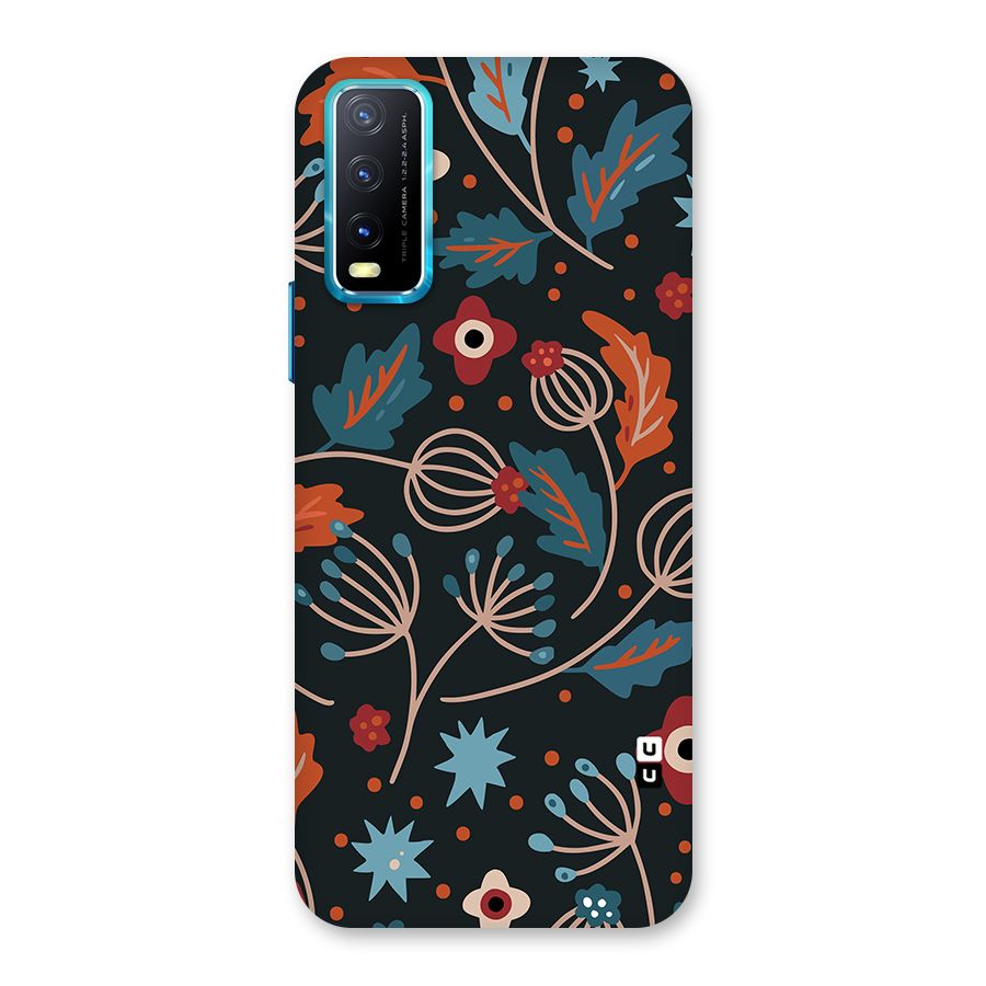 Nordic Arts Leaves Back Case for Vivo Y20A