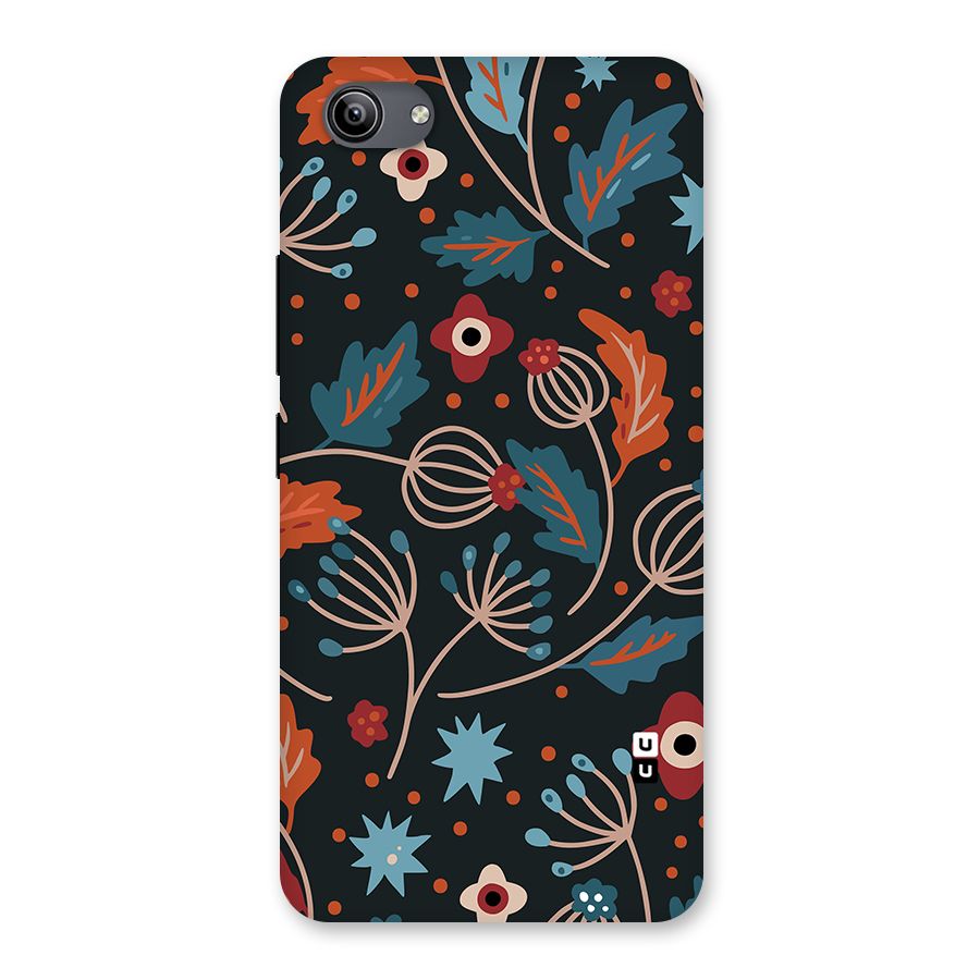 Nordic Arts Leaves Back Case for Vivo Y81i
