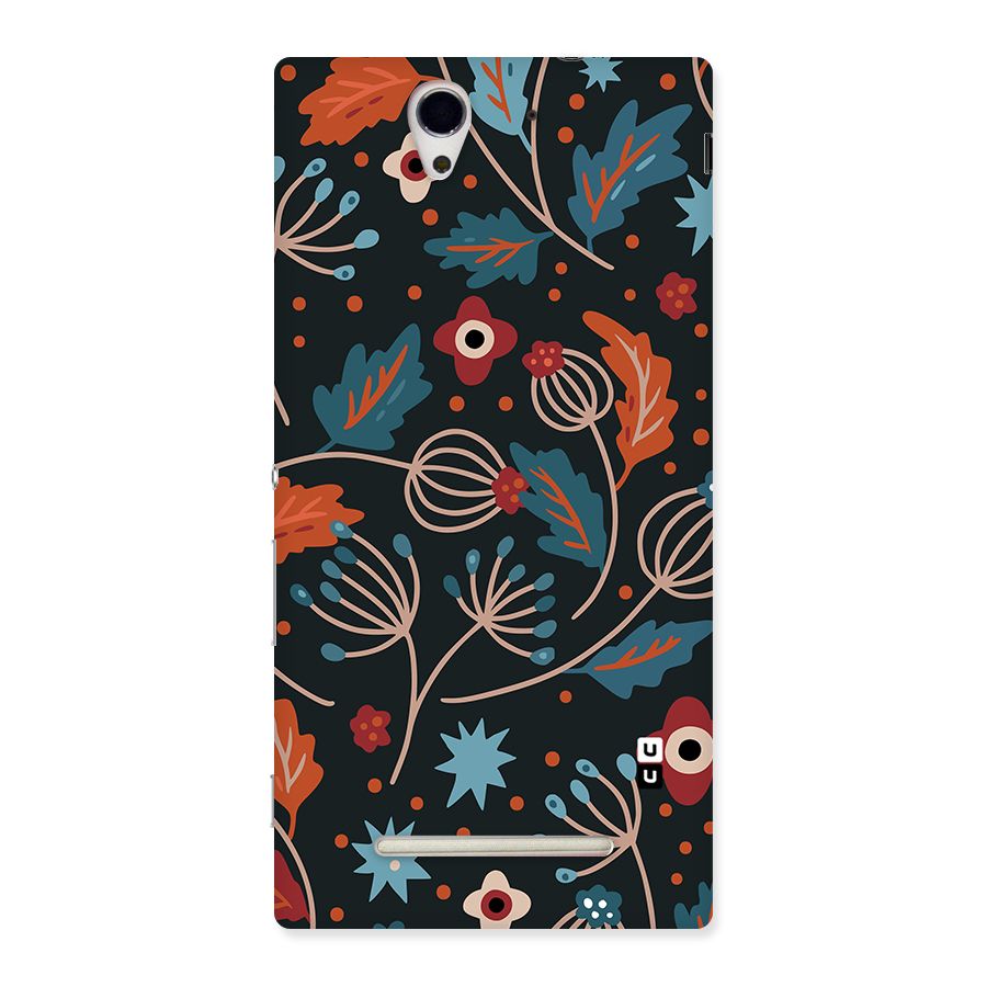 Nordic Arts Leaves Back Case for Xperia C3
