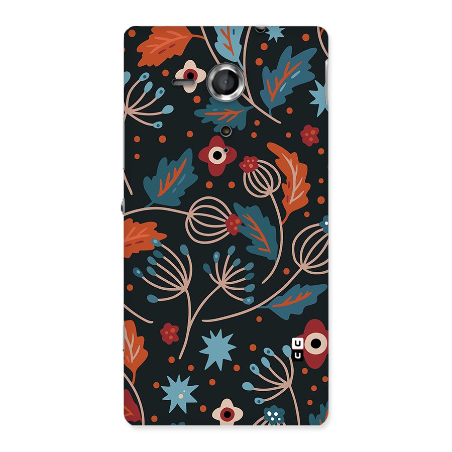 Nordic Arts Leaves Back Case for Xperia Sp