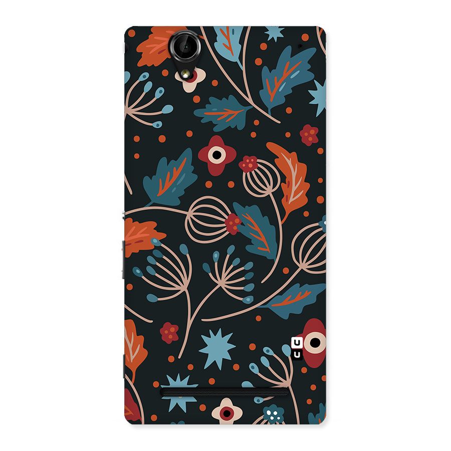 Nordic Arts Leaves Back Case for Xperia T2