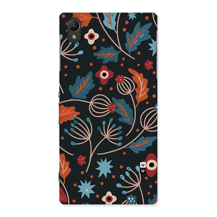 Nordic Arts Leaves Back Case for Xperia Z1