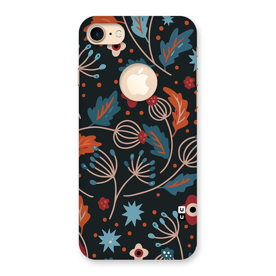 Nordic Arts Leaves Back Case for iPhone 8 Logo Cut